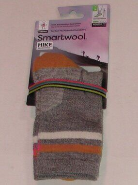 Smartwool Hike Light Cushion Tube Stripe Crew Socks Women's Medium NWT